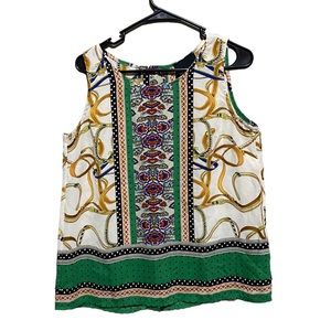 Cynthia Rowley Sleeveless Blouse Top Size M